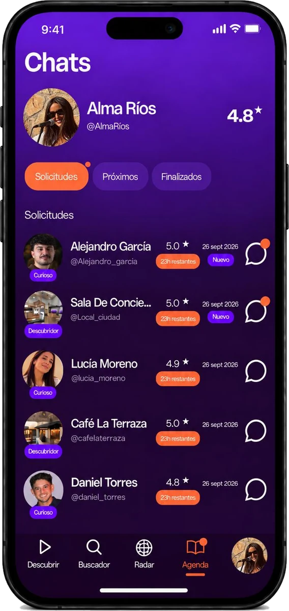 Recibe ofertas